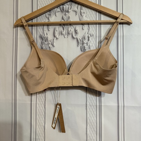 Skims Ultimate Push Up Plunge Bra in Clay Size 32D NWT $60 - Picture 3 of 11